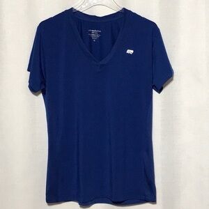 Marika Deep Blue V-Neck Tee